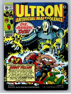 MTG: Marvel Super Heroes - Ultron, Artificial Malevolence (401) - Mythic Foil - Image 1