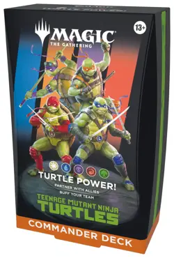 MTG Teenage Mutant Ninja Turtles Turtle Power Commander Deck Sealed TMNT New EDH - Image 1