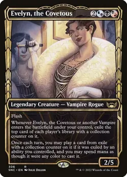 Evelyn, the Covetous Foil Streets of New Capenna 306 NM MTG - Image 1
