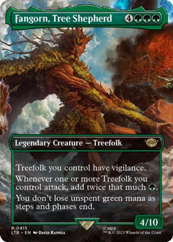 MTG Magic 1x Fangorn, Tree Shepherd BORDERLESS (M/NM) Lord of the Rings - Image 1