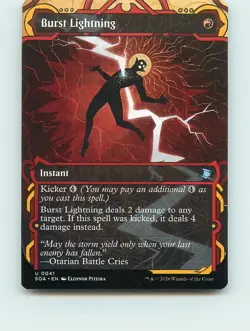 Burst Lightning - U41 - MTG - Secrets of Strixhaven: Mystical Archive (SOA) - Image 1