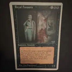 Wizards of the Coast Royal Assassin MTG Creature Regular Black EN - Image 1