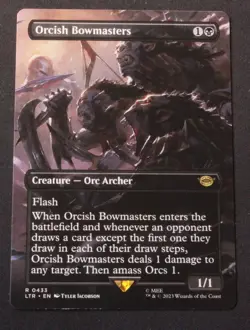 Orcish Bowmasters (Borderless) 433 MTG The Lord of the Rings (LTR) Rare NM - Image 1