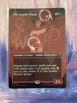 The Scarlet Witch (Borderless) Marvel Super Heroes Foil - Image 1
