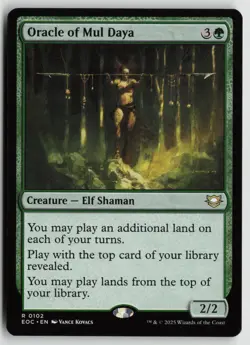 Oracle of Mul Daya LP 102 Commander: Edge of Eternities MTG - Image 1