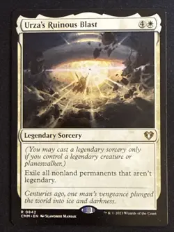 1x Urza's Ruinous Blast (842) Commander Masters LP MTG Magic the Gathering x1 - Image 1