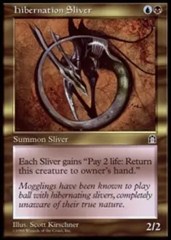 Hibernation Sliver ~ Heavily Played Stronghold MTG Magic UltimateMTG Multi-Color - Image 1
