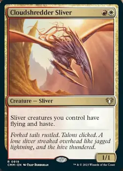 Cloudshredder Sliver ~ Near Mint Commander Masters MTG Magic UltimateMTG Multi-C - Image 1