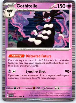 Gothitelle 043/086 Holo Rare White Flare Pokemon Holo NM - Image 1
