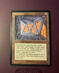 MTG Mana Crypt English Book Promo - Image 1