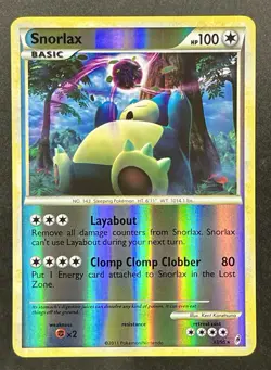 Pokemon TCG: Call of Legends - Snorlax 33/95 Reverse Holo Rare MINT Clean Copy - Image 1