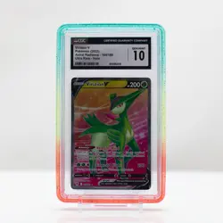 Pokemon Virizion V Holo #164 Ultra Rare Astral Radiance 2022 CGC 10 Gem Mint - Image 1