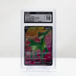 Pokemon Virizion V Holo #164 Ultra Rare Astral Radiance 2022 CGC 10 Gem Mint - Image 2
