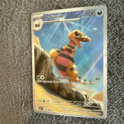 Krokorok 136/086 Black Bolt 2025 Pokemon IR - Image 3
