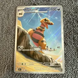 Krokorok 136/086 Black Bolt 2025 Pokemon IR - Image 4