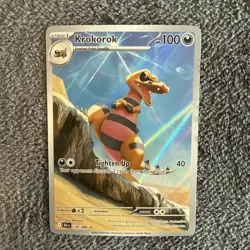 Krokorok 136/086 Black Bolt 2025 Pokemon IR - Image 5