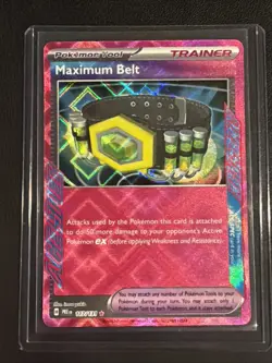 Maximum Belt 117/131 Holo ACE SPEC Rare Prismatic Evolutions Pokemon Holo NM - Image 1