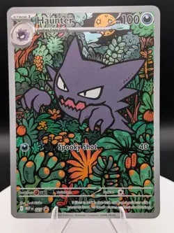 Pokemon TCG: Mega Evolutions Black Star (027) Promo: Haunter Illustration (NM) - Image 1