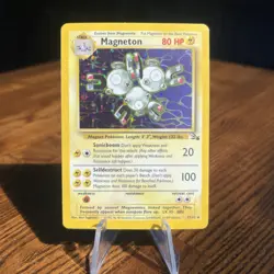 Pokemon Magneton 11/62 - Fossil Set Unlimited - Holo Rare Vintage WOTC 1999 NM - Image 1
