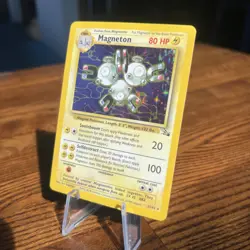 Pokemon Magneton 11/62 - Fossil Set Unlimited - Holo Rare Vintage WOTC 1999 NM - Image 3