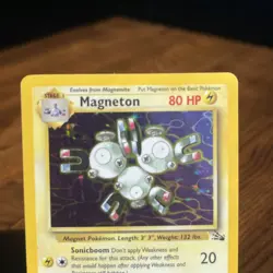 Pokemon Magneton 11/62 - Fossil Set Unlimited - Holo Rare Vintage WOTC 1999 NM - Image 4