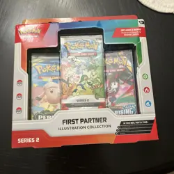Pokemon First Partner Illustration Collection Series 2 Sealed Box w/ 2 Boosters - Image 4