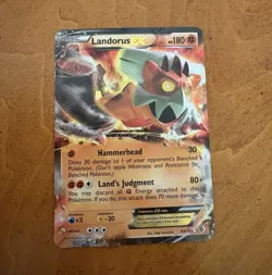 Pokemon TCG Landorus EX 89/149 Boundaries Crossed Full Art Holo - Image 1