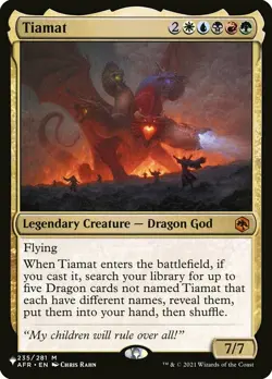 Mint/Near-Mint, English - 1 x MTG Tiamat Mystery Booster/The list - Image 1