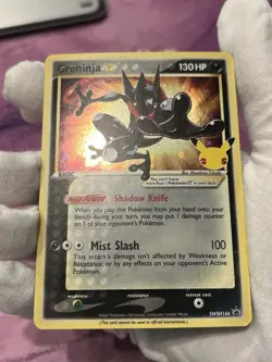 Pokemon TCG Greninja Gold Star SWSH144 Celebrations Black Star Promo Holo NM - Image 4