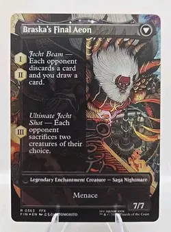 Jecht, Reluctant Guardian (Borderless) MTG Final Fantasy Foil - Image 2