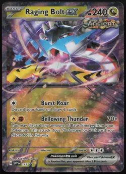 Raging Bolt ex 145 Holo Promo Scarlet & Violet Promo Holo Near Mint - Image 1