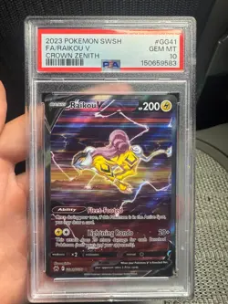 Pokemon TCG: Crown Zenith - Raikou V Alternate Art (English) PSA 10 - Image 1