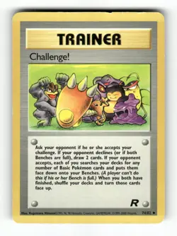 Challenge! - 74/82 - Team Rocket - Pokemon - Uncommon - MP - Image 1