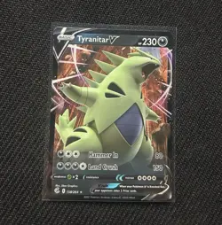The Pokemon Company Tyranitar V 158/264 Fusion Strike Ultra Rare Holo 230 HP - Image 1