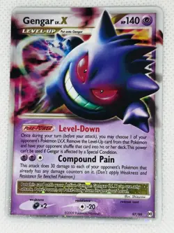 Pokemon Gengar LV.X Platinum Holo 97/99 MINT!!! - PERFECT COPY - GRADE IT ASAP!! - Image 3