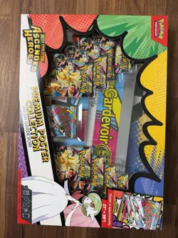 Pokemon TCG Premium Poster Collection Mega Gardevoir & Deluxe Pin Collection New - Image 3