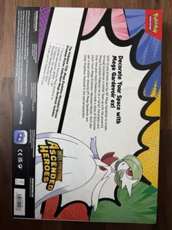 Pokemon TCG Premium Poster Collection Mega Gardevoir & Deluxe Pin Collection New - Image 4