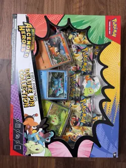 Pokemon TCG Premium Poster Collection Mega Gardevoir & Deluxe Pin Collection New - Image 5