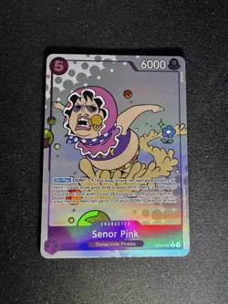 One Piece Royal Blood OP10-067 Senor Pink Parallel Foil Rare - Card Game English - Image 1