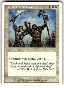 Glorious Anthem 7th Edition Regular MP MTG - Image 1