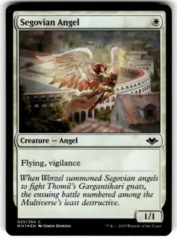 FOIL MTG NM Segovian Angel Modern Horizons Regular - Image 1