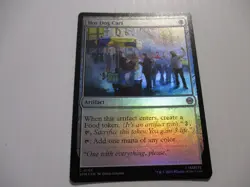 Magic the Gathering Spider-Man MTG Foil Hot Dog Cart Card #0164 - Image 1