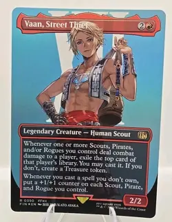 Vaan, Street Thief (Borderless) MTG Final Fantasy Foil - Image 1