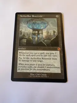 Aetherflux Reservoir - Retro Frame - NM/M - The Brother’s War - MtG - Image 1