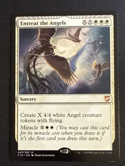 1x Entreat the Angels (67) Commander 2018 LP MTG Magic the Gathering x1 MKE - Image 1