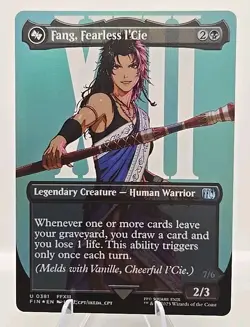 Fang, Fearless l'Cie (Borderless) MTG Final Fantasy Foil - Image 1