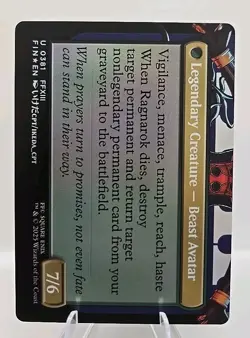 Fang, Fearless l'Cie (Borderless) MTG Final Fantasy Foil - Image 2