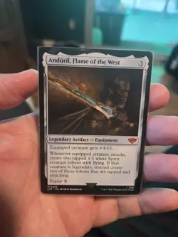 Anduril Flame of the West LTR 236 Mythic LOTR: Tales of Middle Earth NM MTG - Image 1