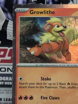 Pokemon Scarlet & Violet Black Star Promo - Growlithe SVP 024 LP - Image 2