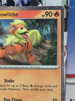 Pokemon Scarlet & Violet Black Star Promo - Growlithe SVP 024 LP - Image 3